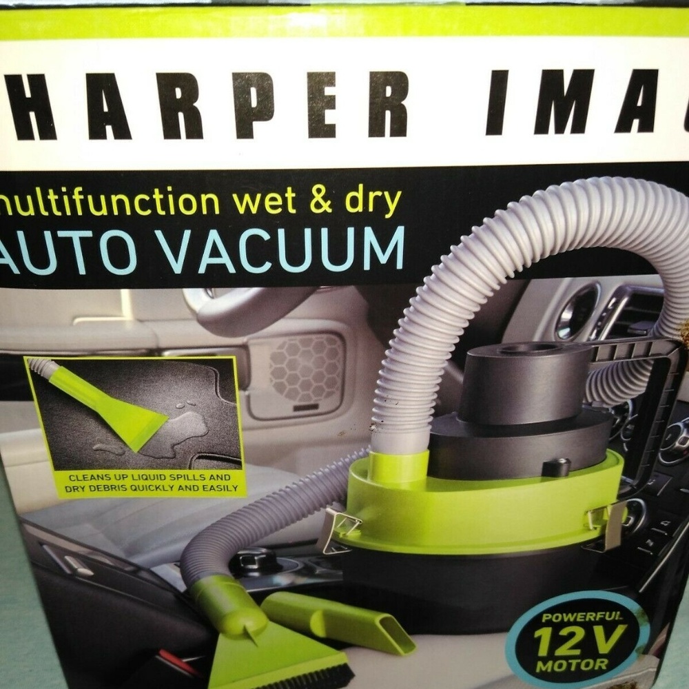 NEW Sharper Imag Multi-Function Wet & Dry Auto Vac